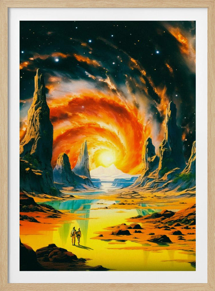 Romantic Space Walk | Poster