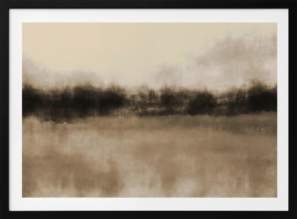 Abstract Landscape in earthy tones. | Poster