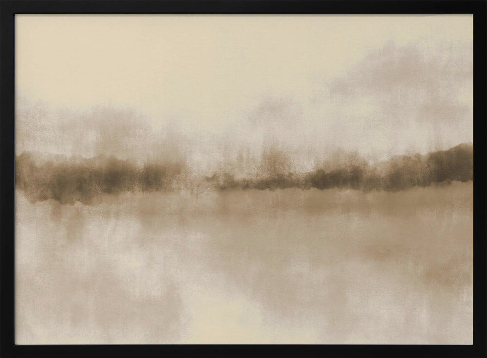 Abstract Landscape in neutral browns | Poster