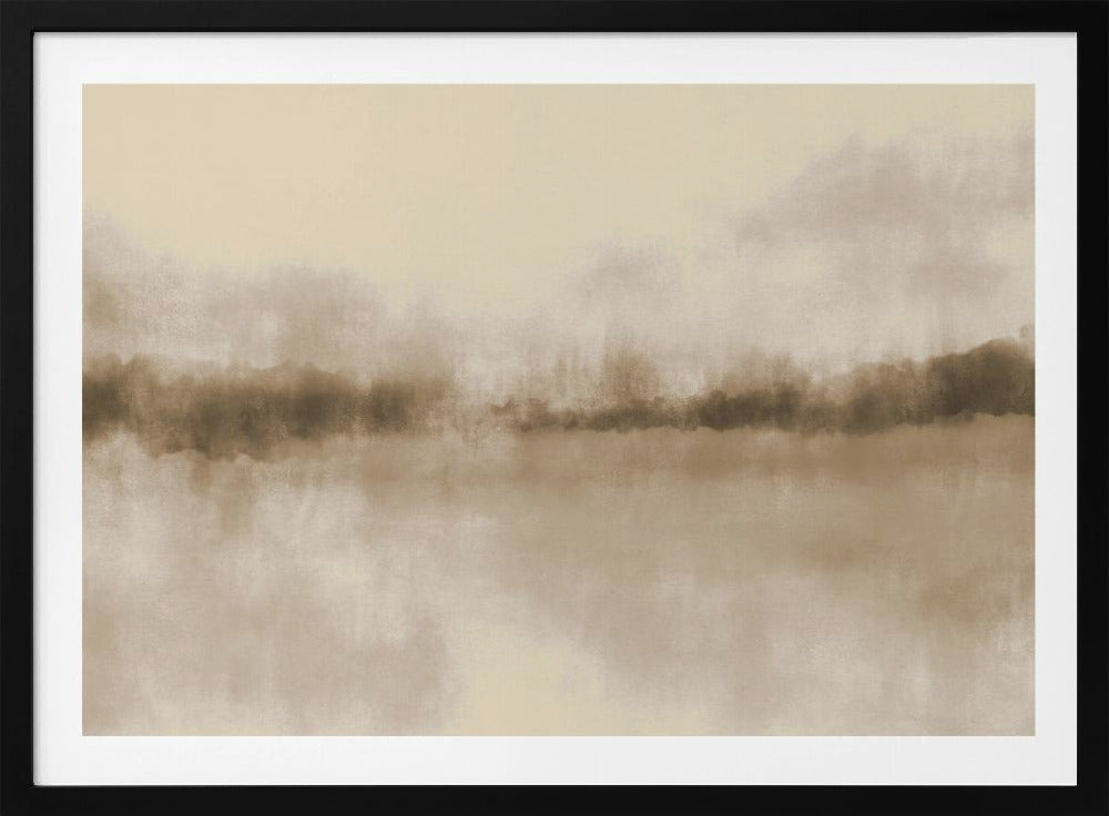 Abstract Landscape in neutral browns | Poster