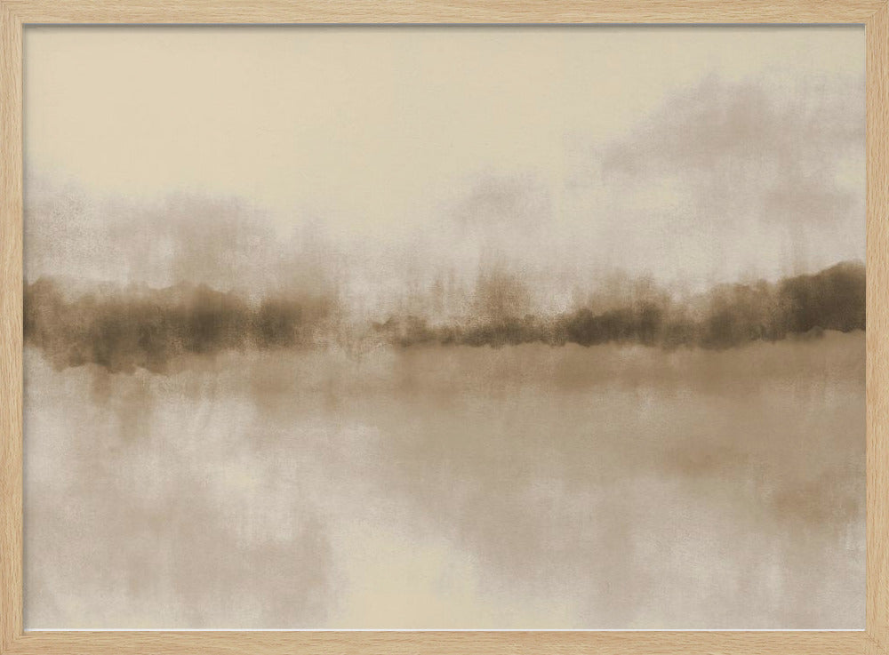 Abstract Landscape in neutral browns | Poster
