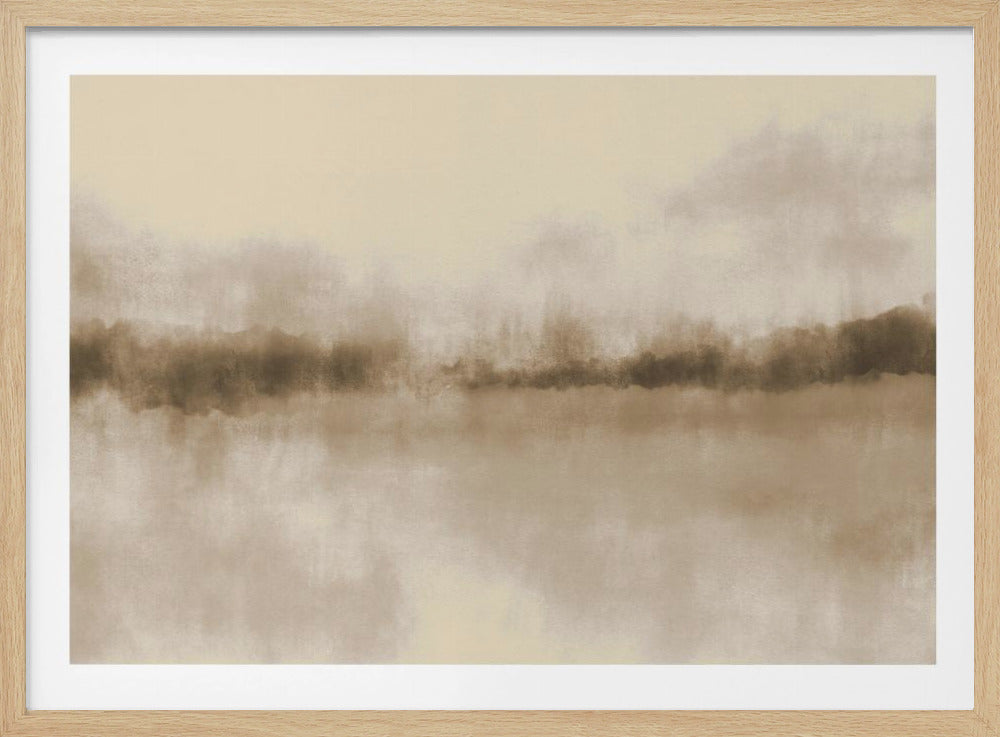 Abstract Landscape in neutral browns | Poster