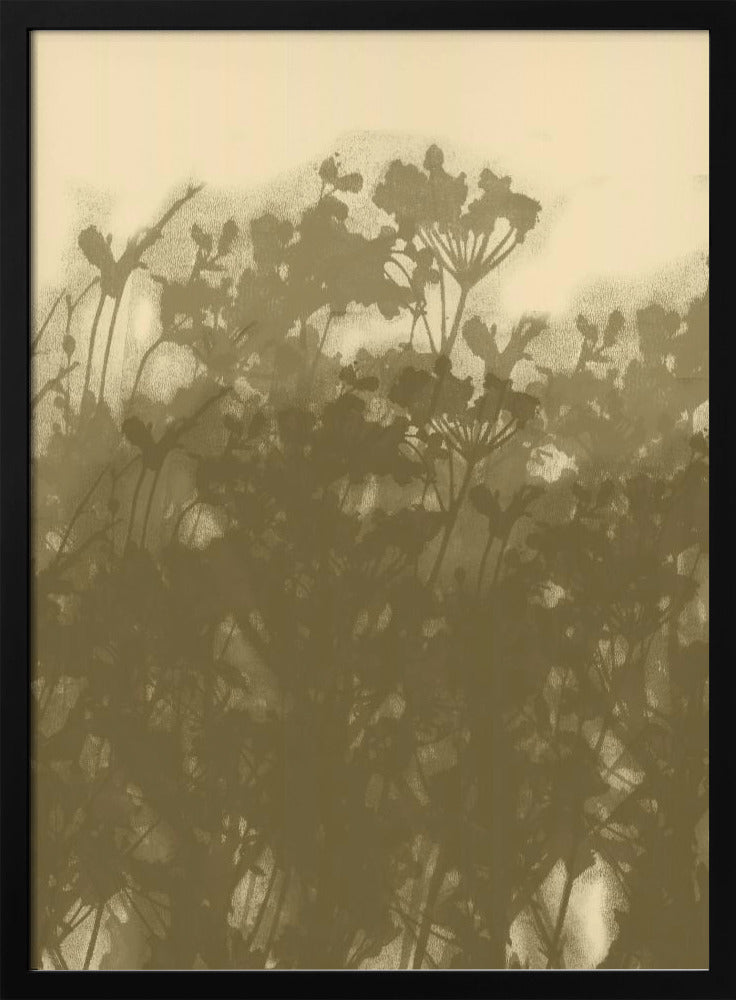 Misty Meadow. Abstract Botanical Art No.2 | Poster