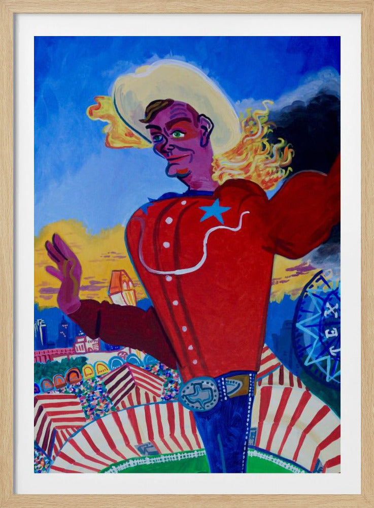 Big Tex Aflame | Poster
