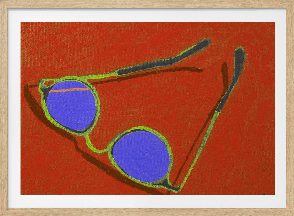 Sunglasses On Red | Poster