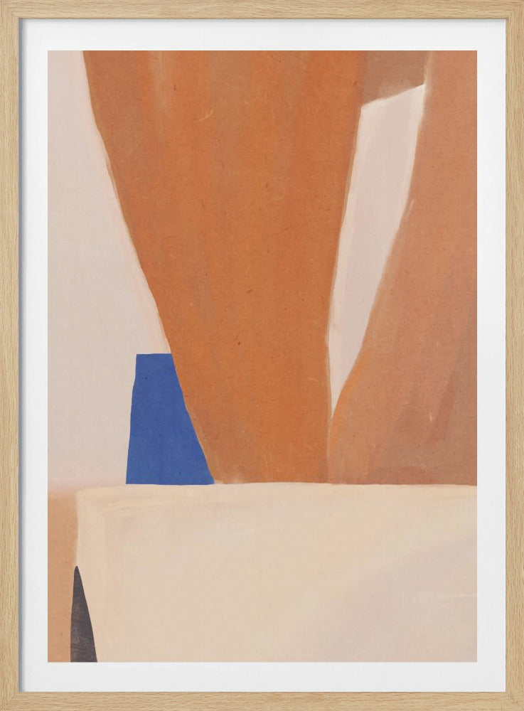 Warm Earth Tones And Bold Geometric Shapes | Poster