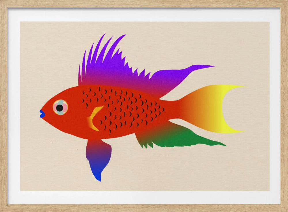 Buntbarsch Hell | Poster