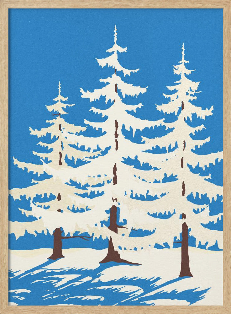 Harz Winter Trees | Poster