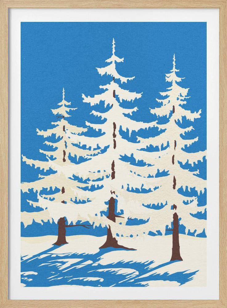 Harz Winter Trees | Poster