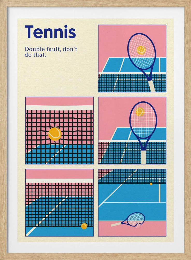 Poster Tennis Double Vault | Poster