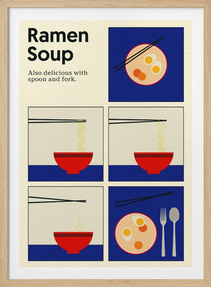 Poster Ramen Soup | Poster