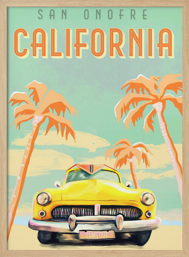 California Surf Poster | Poster