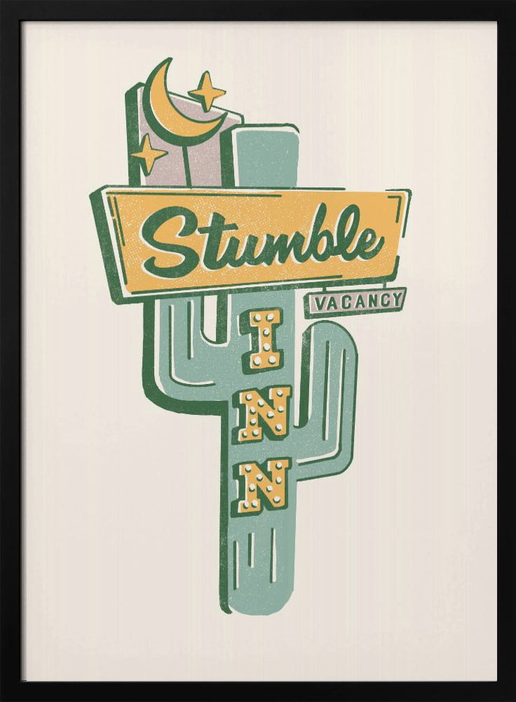 Stumble Inn Southwestern Roadside Motel Art | Poster