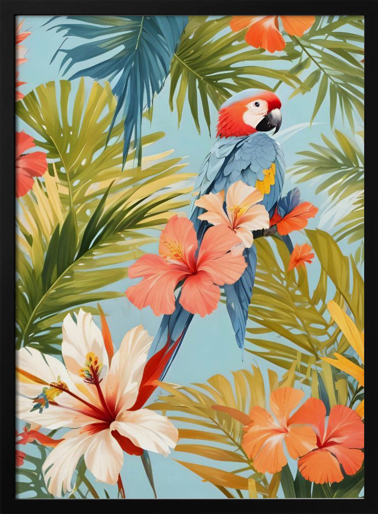 Macaw Tropical Solitude | Poster
