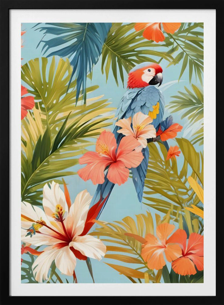 Macaw Tropical Solitude | Poster