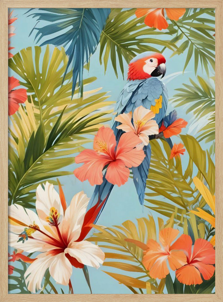 Macaw Tropical Solitude | Poster