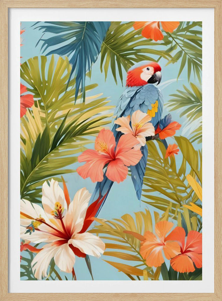 Macaw Tropical Solitude | Poster