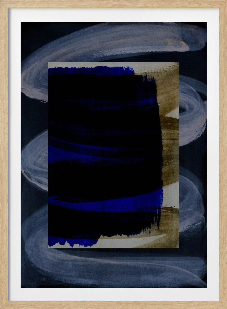 Abstract Brush Strokes 165 | Poster