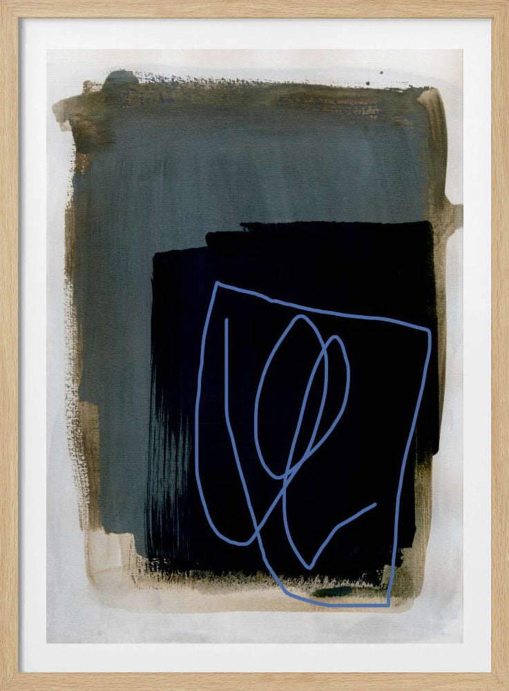 Abstract Brush Strokes 162 | Poster