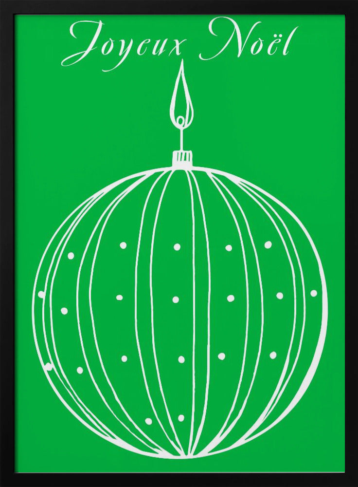 Bows and Baubles: Joyeux Noël Christmas | Poster