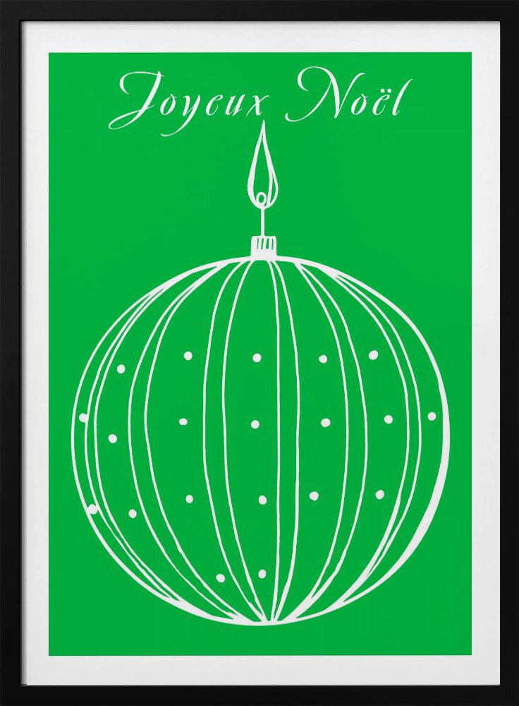 Bows and Baubles: Joyeux Noël Christmas | Poster
