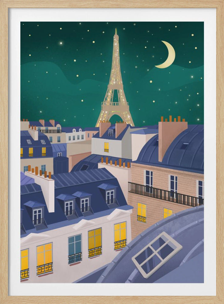 Paris at Night | Poster