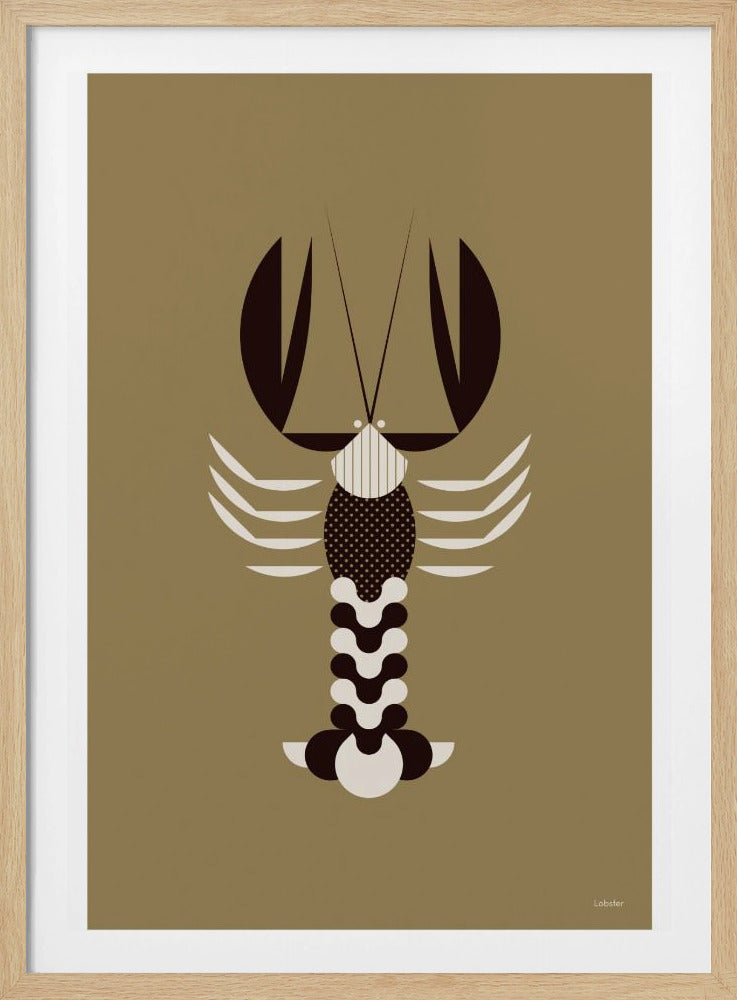 Golden Animals - Lobster (Gold) | Poster