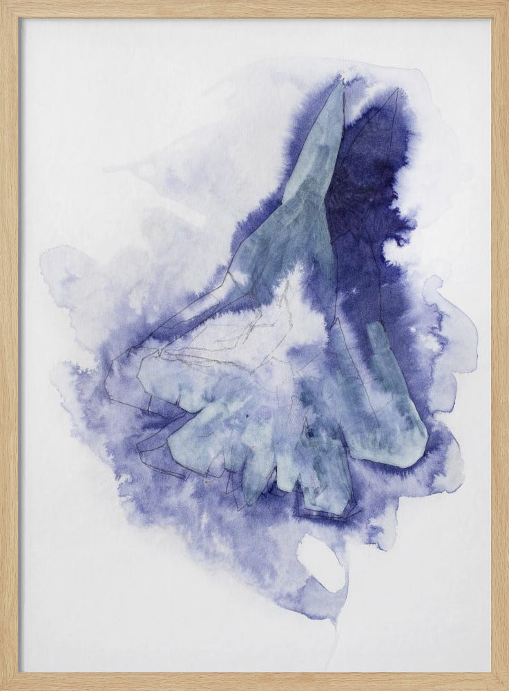 Kampfjet Study (indigo 2) | Poster