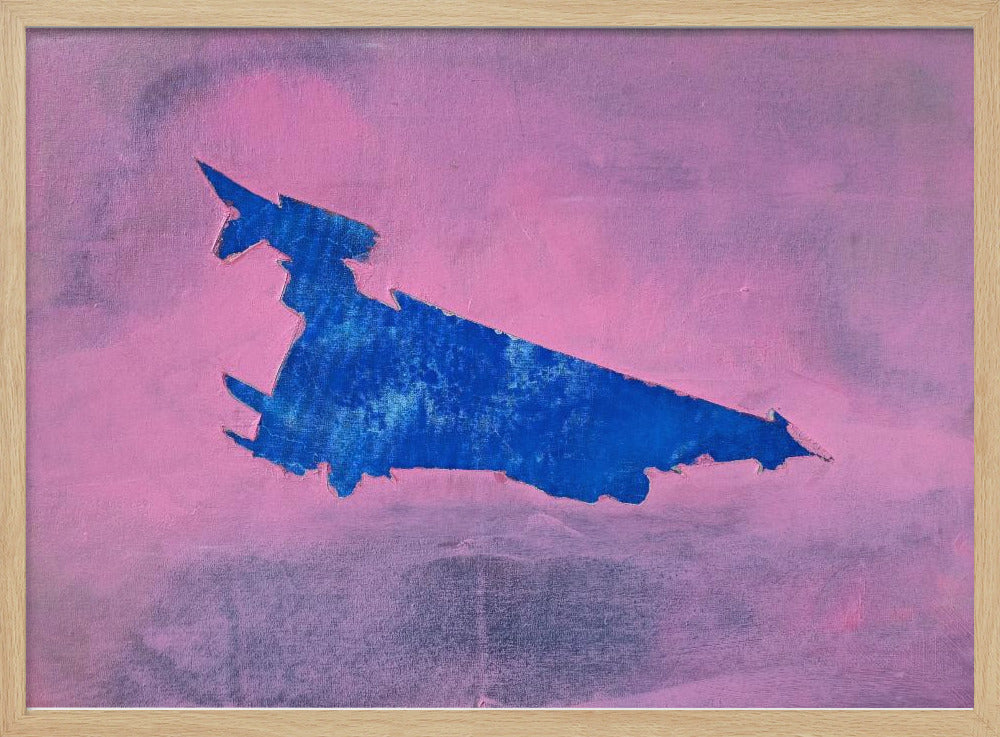 UAP, Blue, Cloudy Pink Sky | Poster