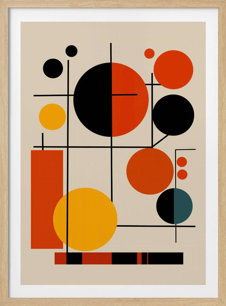 Geometric Shapes And Bold Colors | Poster