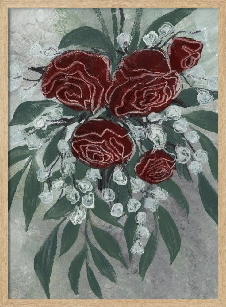 Zeldah red roses | Poster