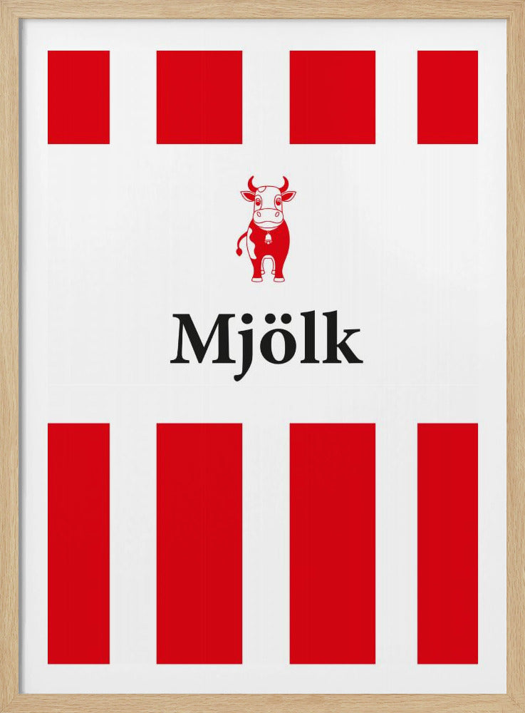 Mjölk Röd | Poster
