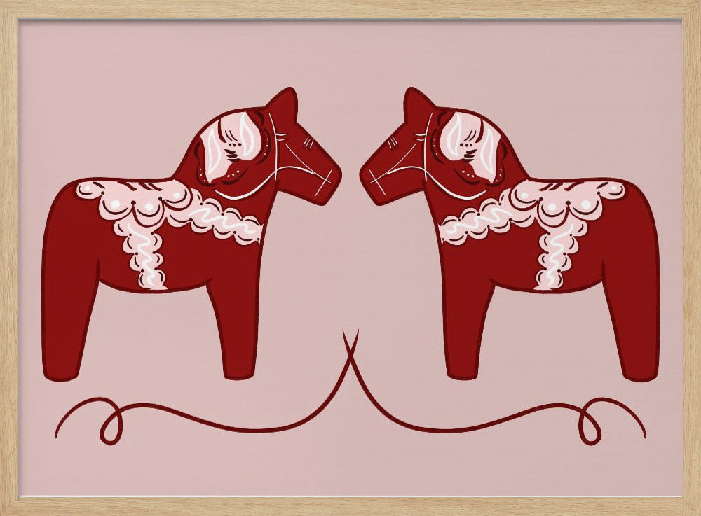 Nordic Horses Twins | Poster