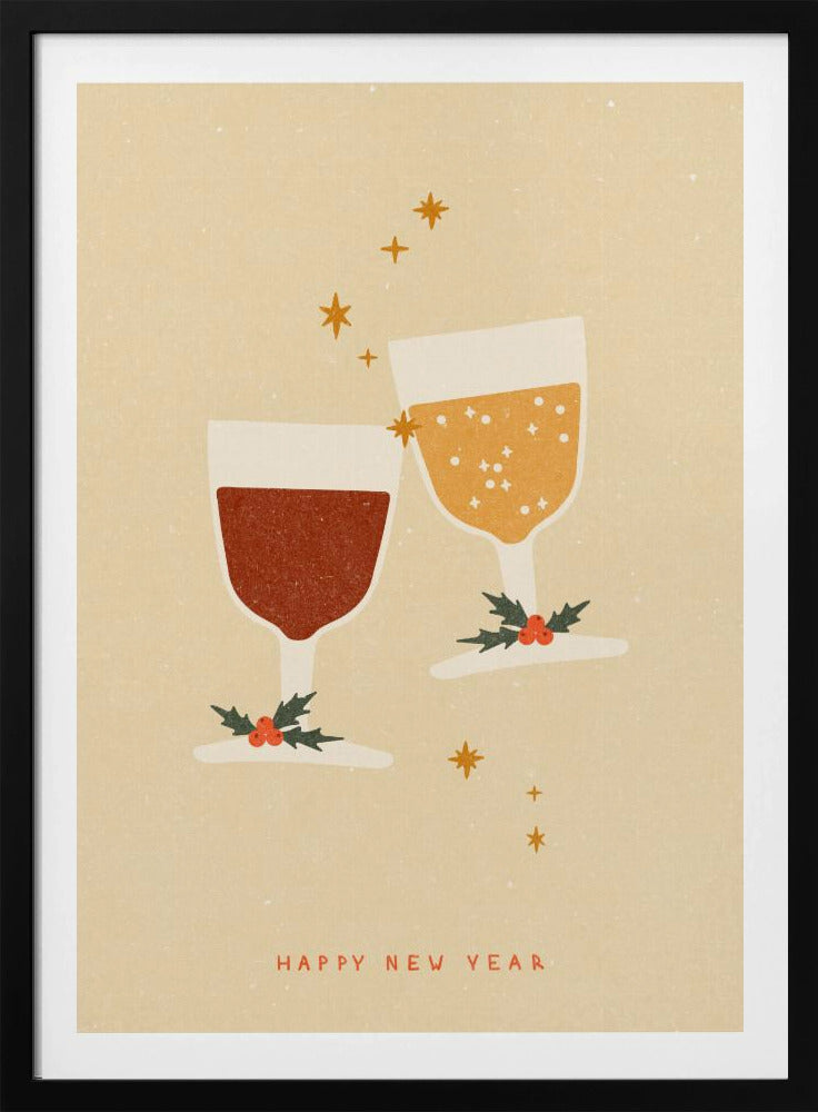 Make a wish to the clinking of glasses | Poster