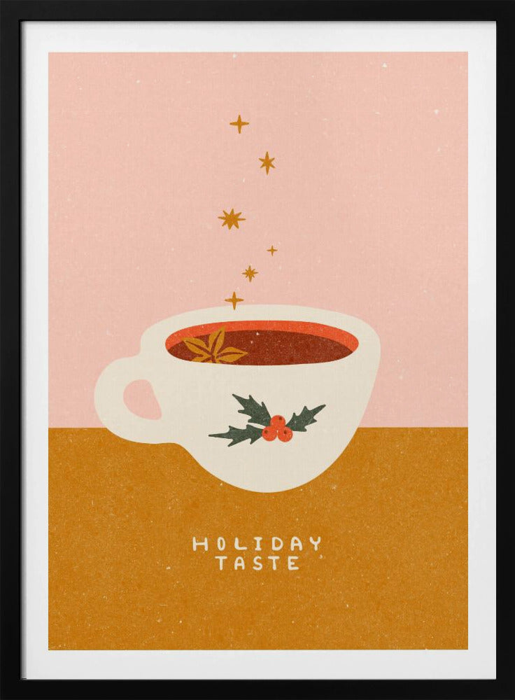 Mulled wine mug. Holiday Taste | Poster