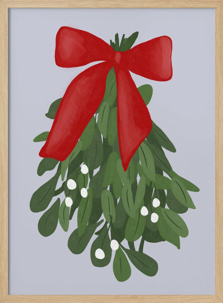 Festive Mistletoe Charm | Poster