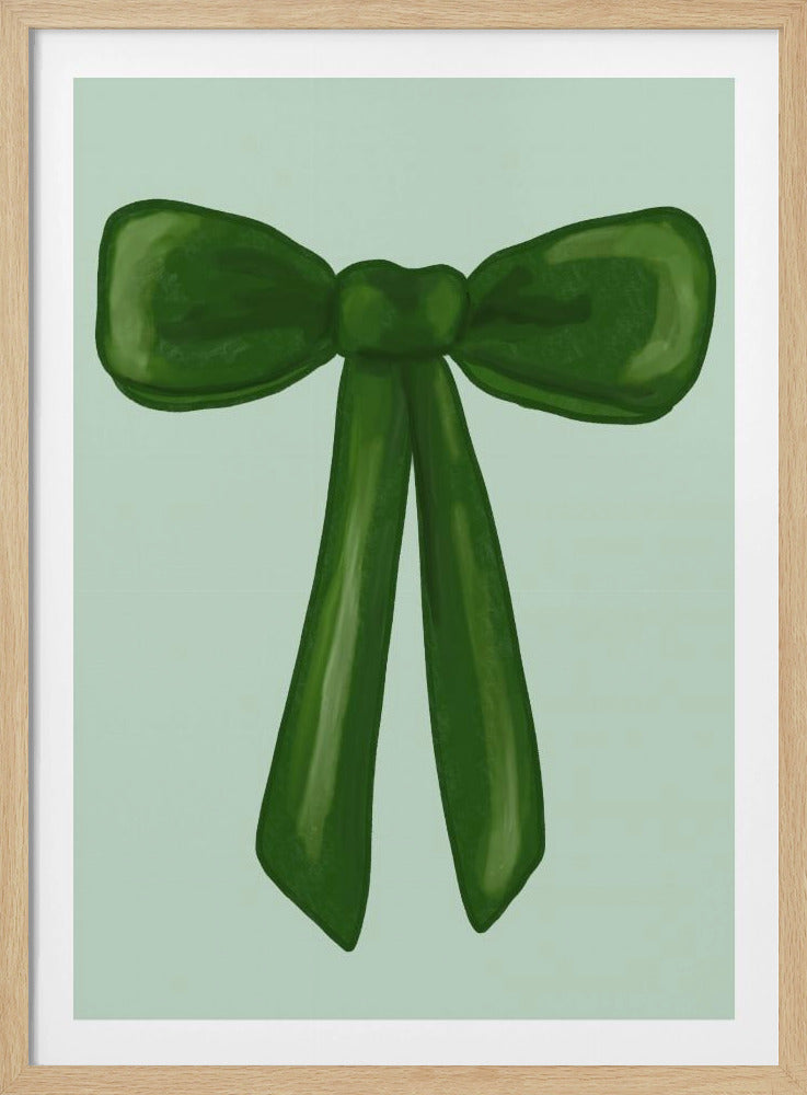 Emerald Ribbon Charm | Poster