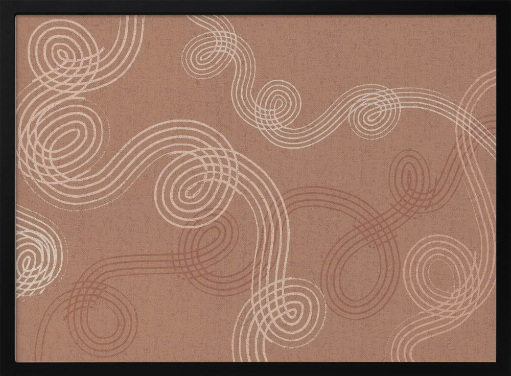 calming essentials loops Mocha Mousse | Poster