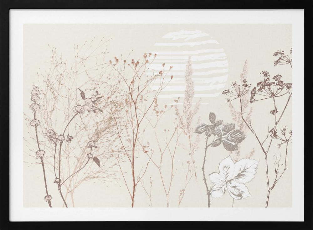 Plant based calming atmosphere earthy tones | Poster