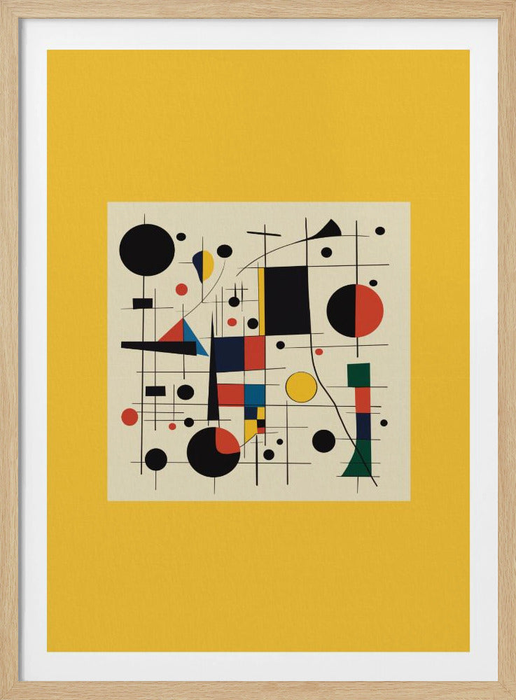 Abstract Geometry And Vibrant Colors | Poster