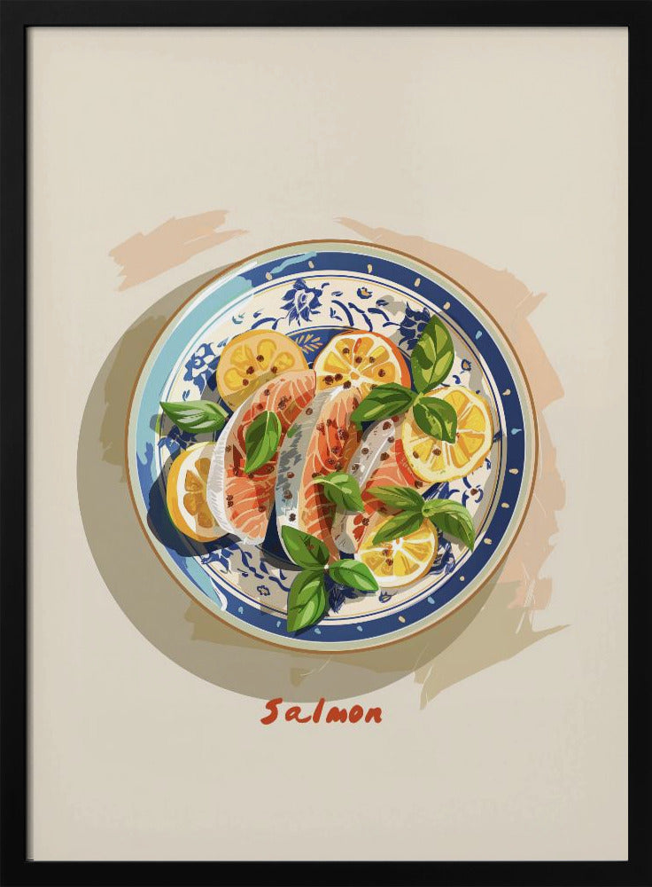 Zesty Salmon Plate | Poster