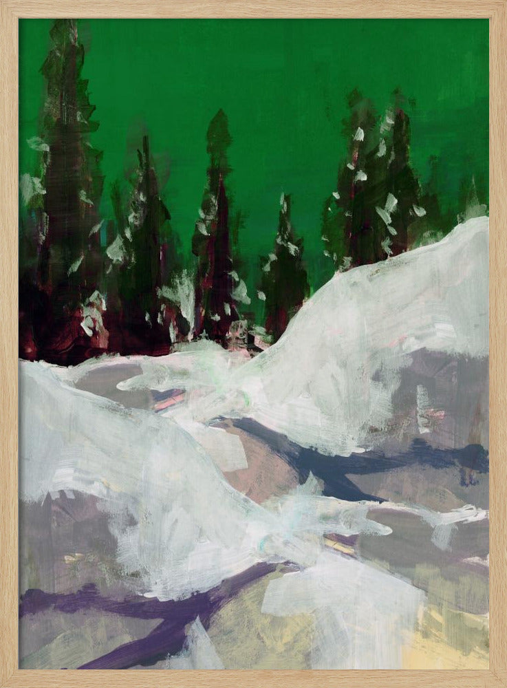 Winter Scene In the Forest 2 | Poster