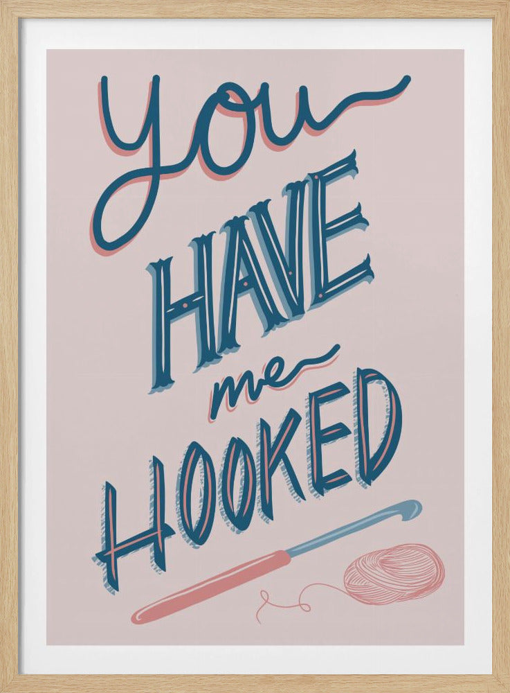 crochet hooked | Poster