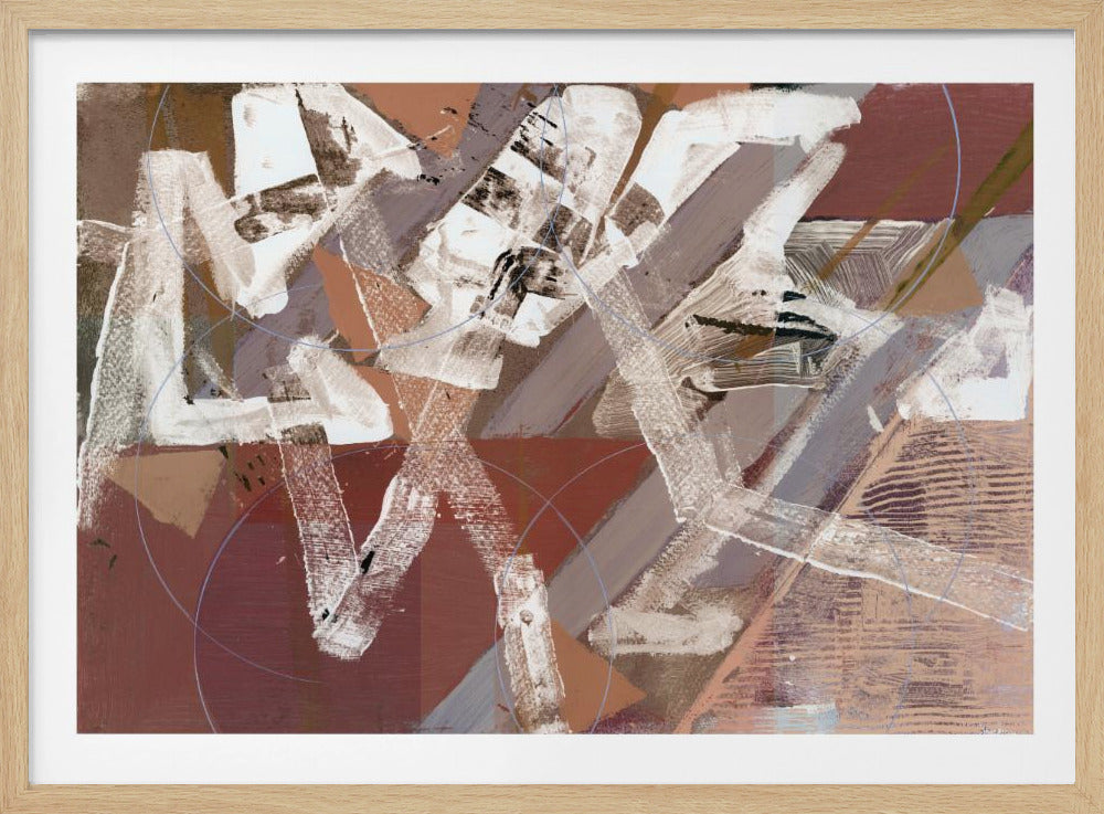 Abstract Circles and Textures 2 | Poster