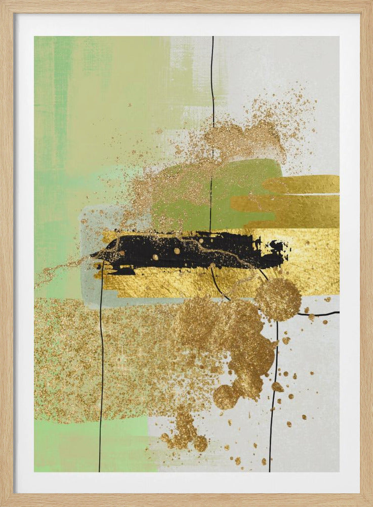 Liquid  Greens 1 | Poster