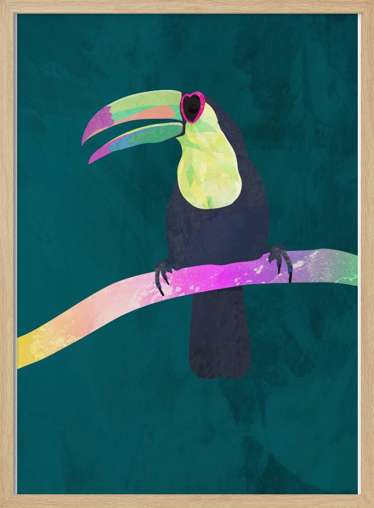 Rainbow toucan | Poster