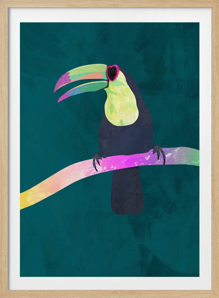 Rainbow toucan | Poster