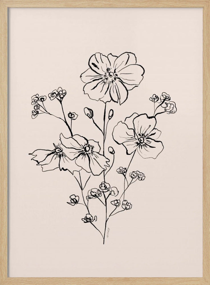 Wild Roses Bouquet | Poster