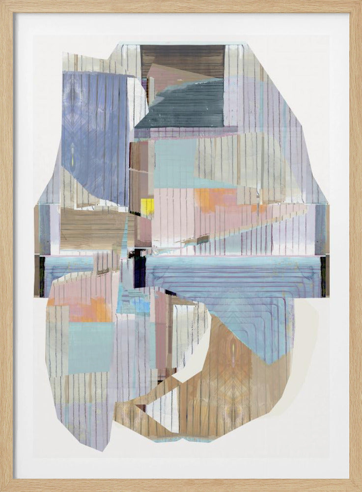 Multi Stripes Collage No 1 | Poster