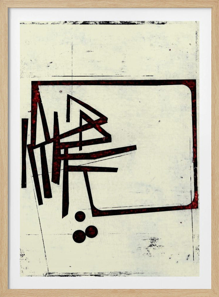 Angular Lines and Dots | Poster